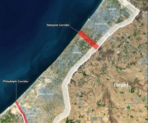 Alma Center Map of Gaza security zones