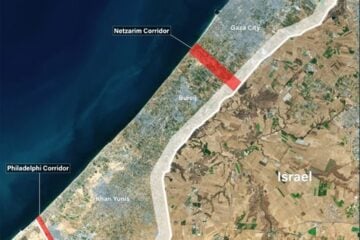 Alma Center Map of Gaza security zones