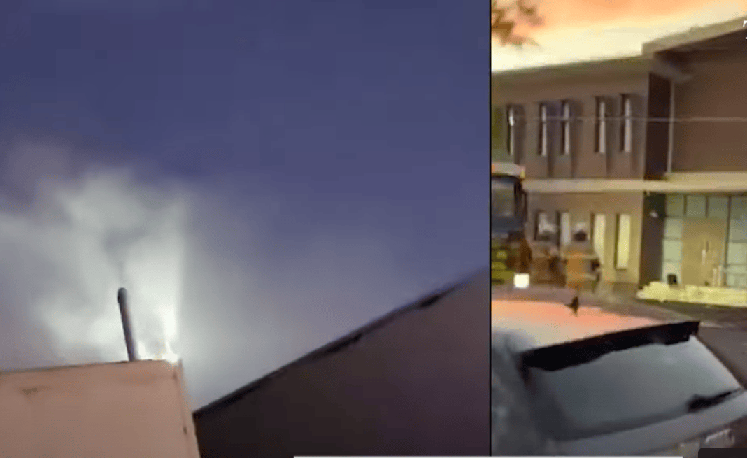 Melbourne synagogue set on fire Dec 2024 (YouTube screenshot)