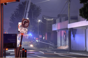 Arson attack at Adass Israel synagogue in Melbourne Dec 2024 (YouTube screenshot)