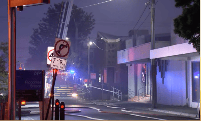 Arson attack at Adass Israel synagogue in Melbourne Dec 2024 (YouTube screenshot)