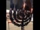 hamas rockets menorah