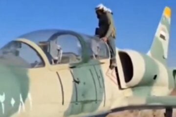 syria rebels airplane