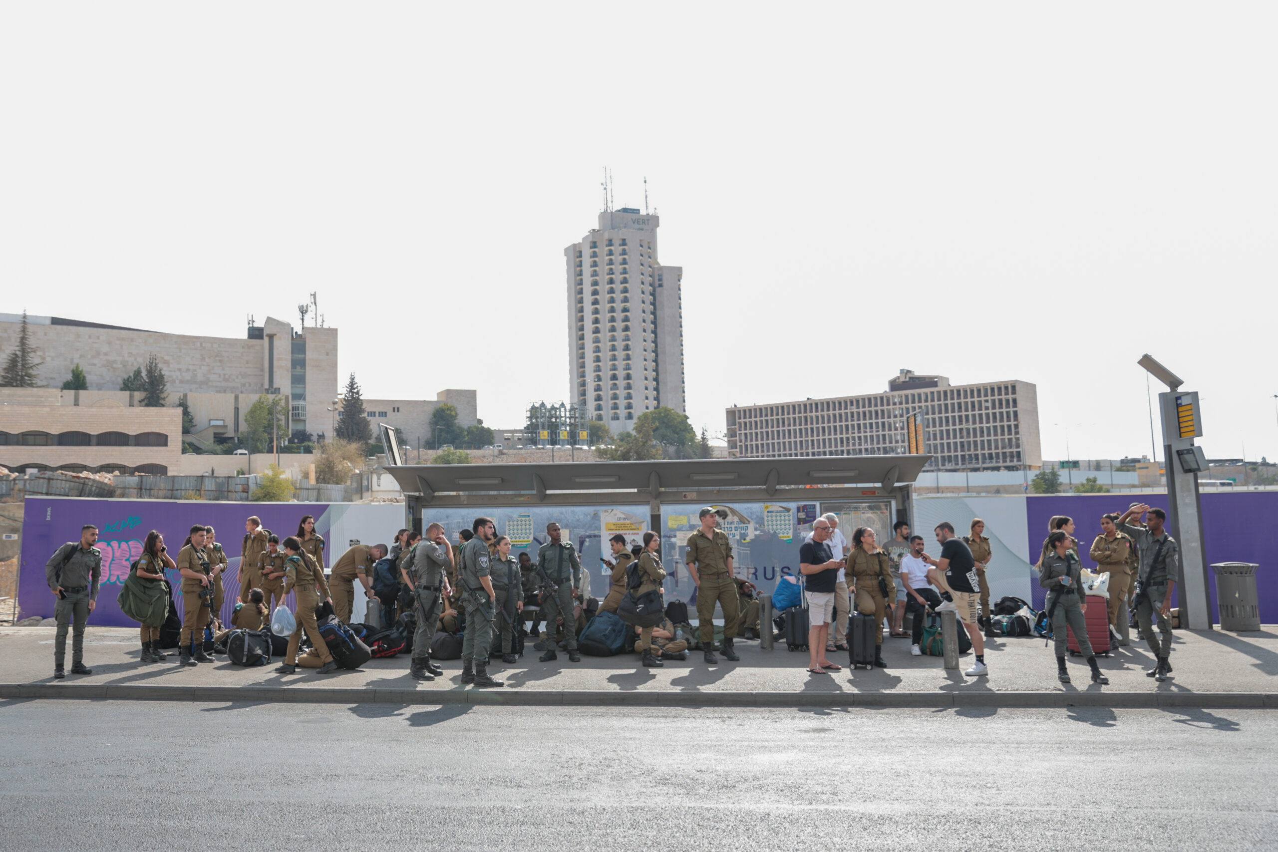 IDF bus stop