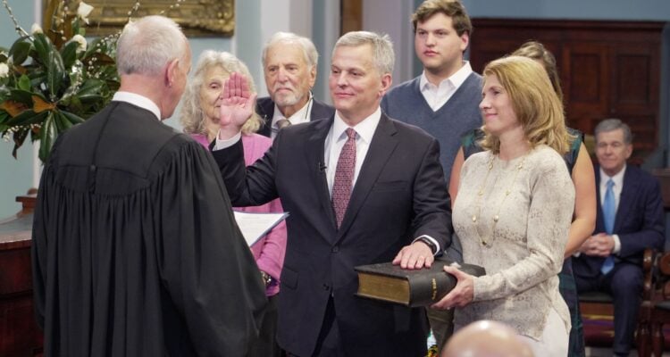 North Carolina inaugurates first Jewish governor in state history