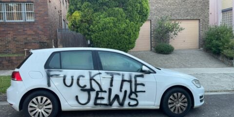 antisemitic vandalism