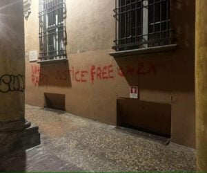 Bologna synagogue vandalism