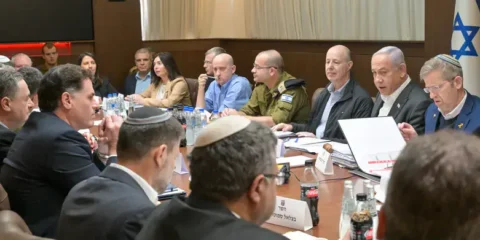 Israeli cabinet meeting