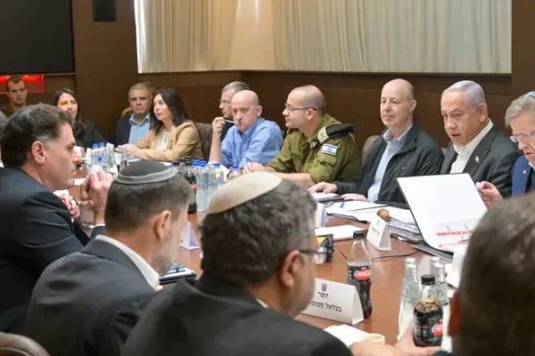 Israeli cabinet meeting