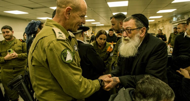 Bereaved families attend Chanukah lighting at IDF base attacked on Oct. 7