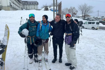 Israeli snowboarders