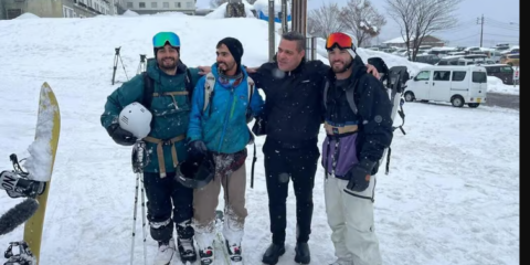 Israeli snowboarders