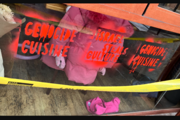 Antisemitic graffiti