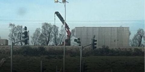 Wall around Sderot