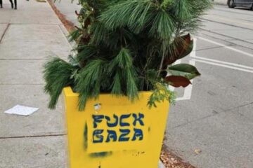 anti-Hamas graffiti