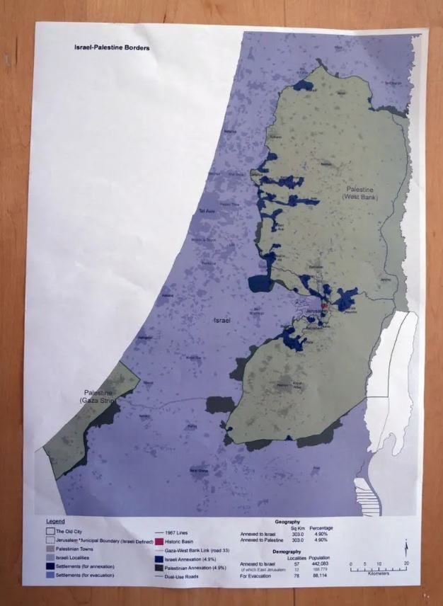 Olmert's map