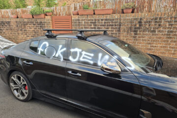 Antisemitic graffiti