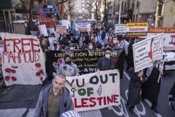 Anti-Israel protesters