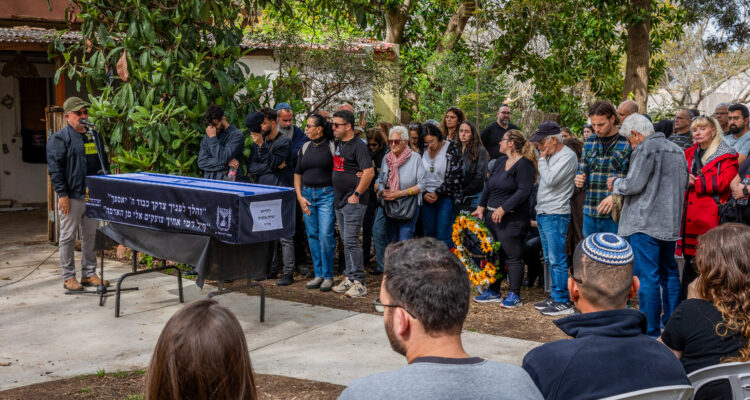 Thousands mourn as slain hostage Itzik Elgarat laid to rest in Kibbutz Nir Oz