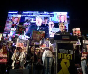 hostage rally