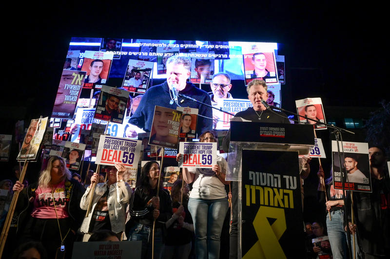 hostage rally