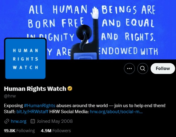 Human Rights Watch