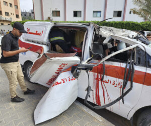 gaza ambulance