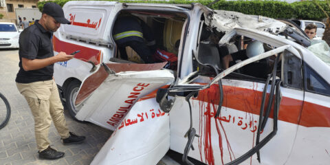 gaza ambulance