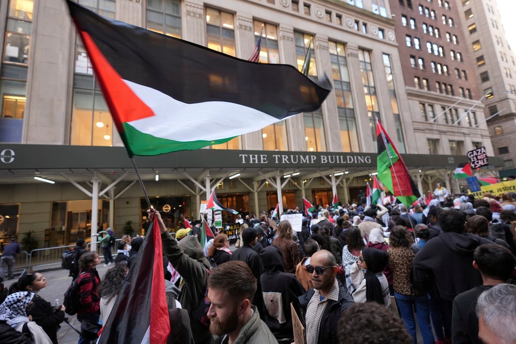Anti-Israel protesters