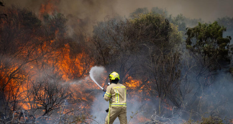 Israeli police arrest three in connection with Jerusalem-area fires