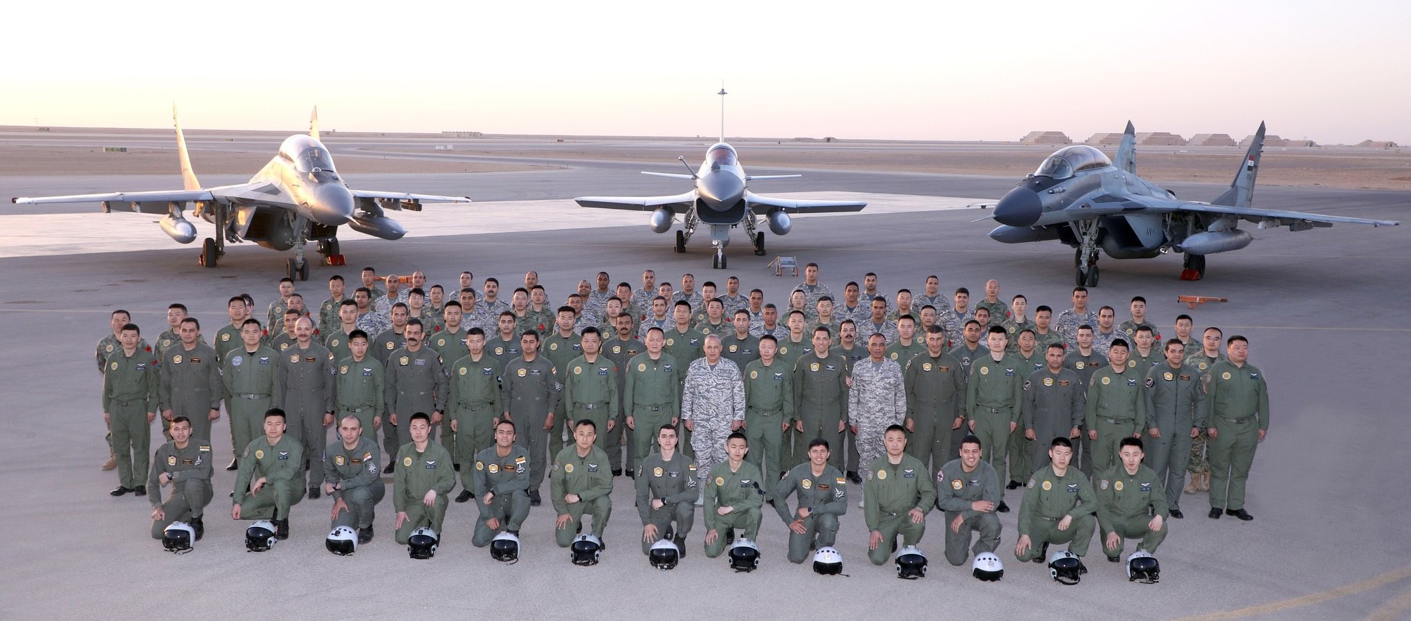 China-Egypt air force drill
