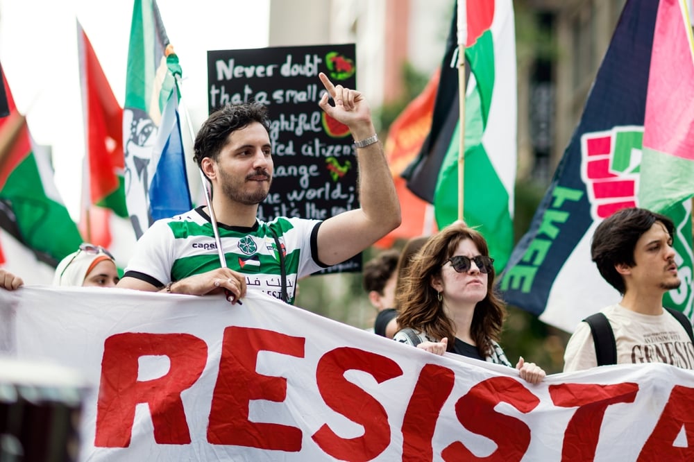 Anti-Israel protesters