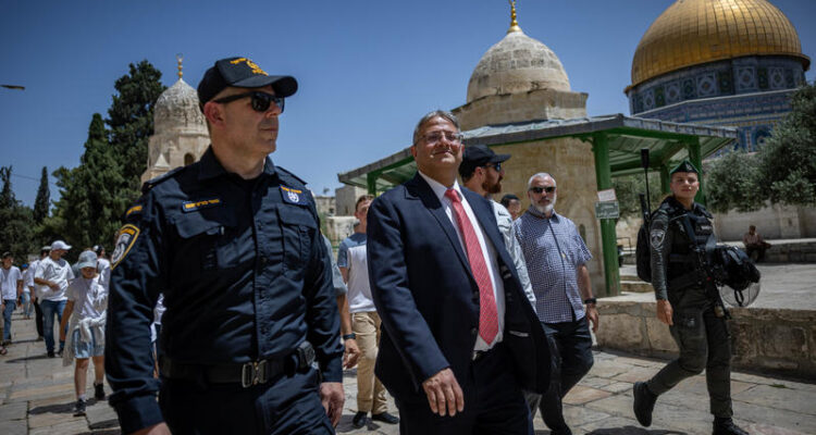 Jews can pray openly on Temple Mount, Ben-Gvir declares
