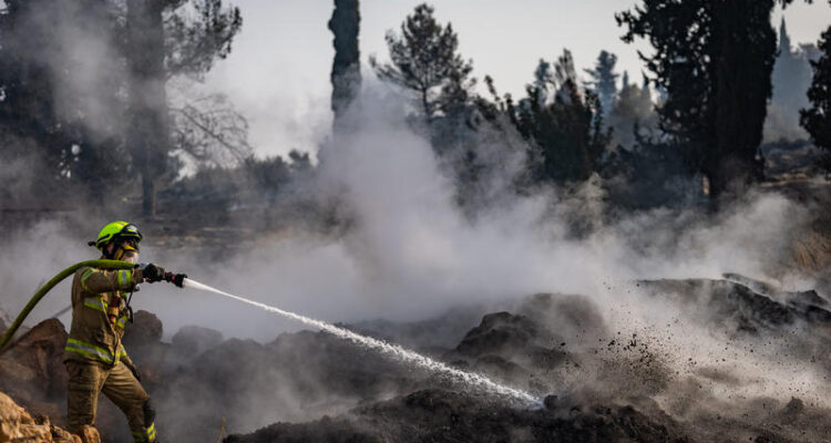 IDF nabs two Palestinians for incitement tied to Jerusalem wildfires