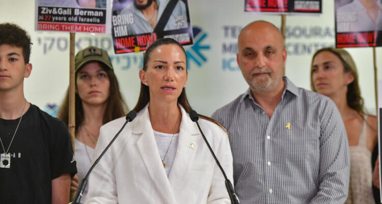 Mother of freed hostage under fire for thanking Trump but not Netanyahu