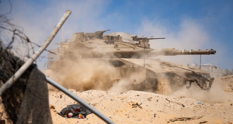 IDF tank hit by Hamas explosive device in ‘Yellow Line area’