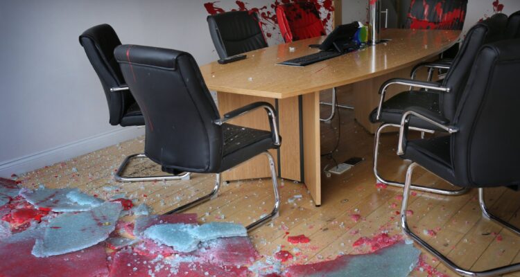 ‘Part of our commitment to the Palestinian people’: Anti-Israel group vandalizes Jewish-owned business in London