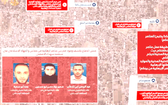 IDF reveals Hamas positions in Gaza, urges civilians to stay clear