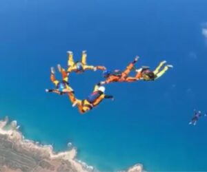 skydiving