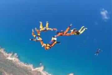 skydiving