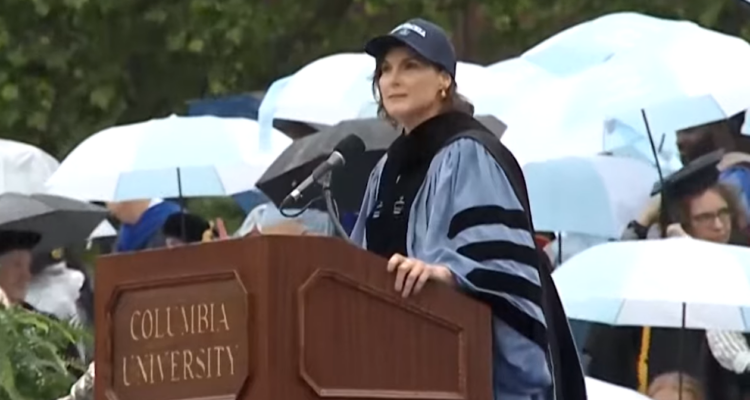 Columbia head booed at graduation, caves to anti-Israel pressure