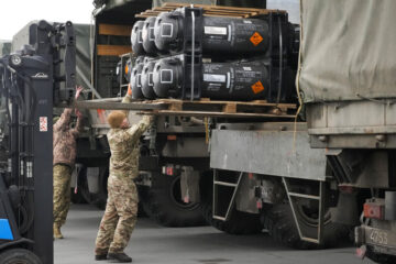 Javelin anti-tank missiles