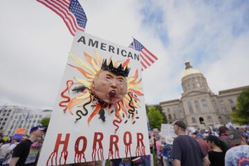 anti-Trump protest