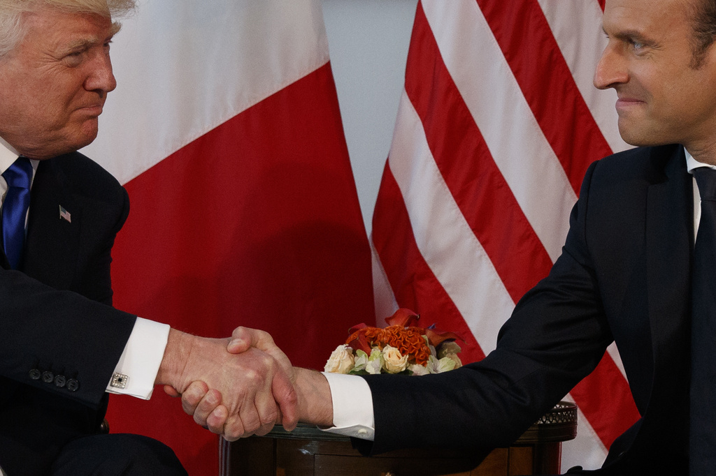 Trump Macron