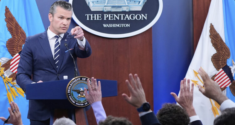Iranian missile strikes fall to lowest level seen during war, Hegseth says