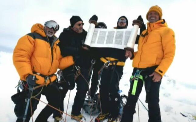 Talmudic tractate completed on Mount Everest