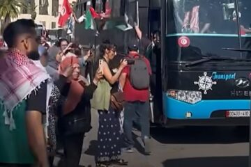 Tunisian convoy to Gaza