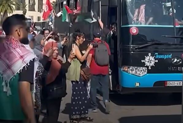 Another anti-Israel convoy sets off to Gaza — this time by bus