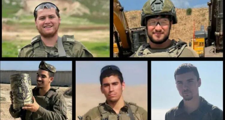 IDF says 5 IDF soldiers killed in Beit Hanoun ambush were targeted in pre-planned attack