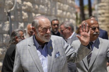 Huckabee in Ramallah
